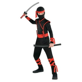 and More a Ninja Star Includes a Jumpsuit a Face Scarf Suit Yourself Black Ops Ninja Costume for Boys